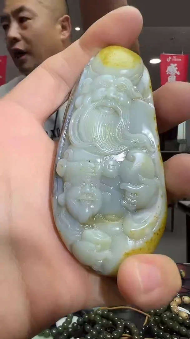 未镶嵌透闪石质玉把件多样性发货其中发一