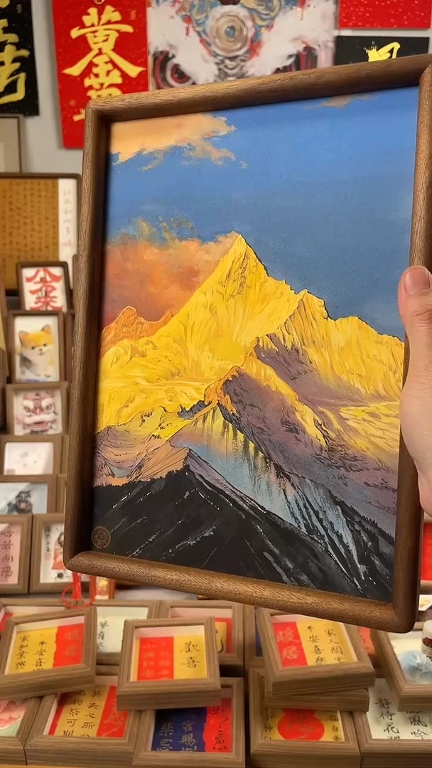 国画纯手绘书法绘画作品