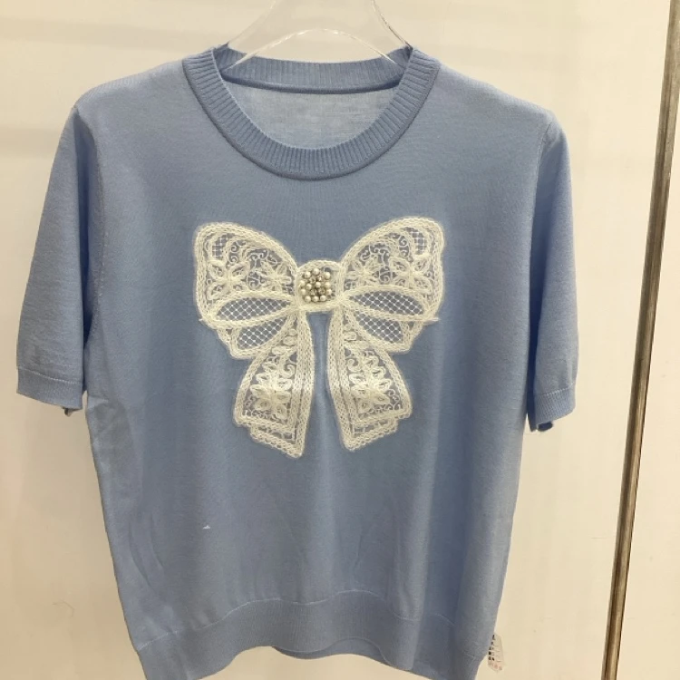 0421-15  女款气质时尚气质百搭针织衫 QD  25222 -1