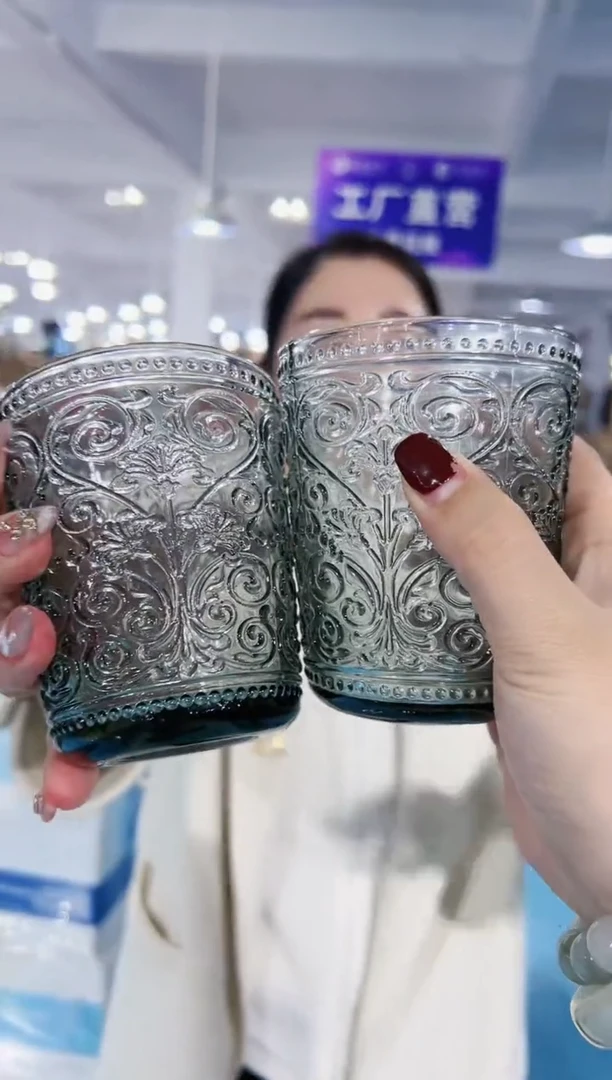 【闪购商品】玻璃花伴你花瓶-微瑕-一对