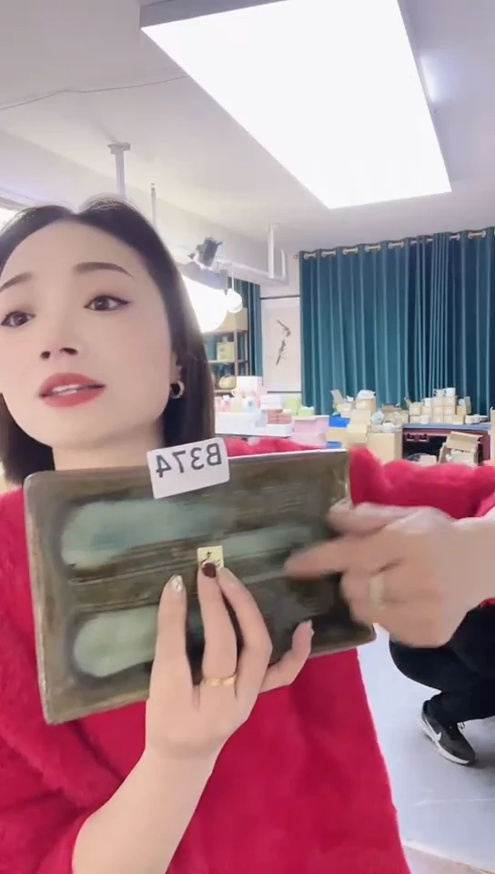 【闪购商品】瓷片高端灶师窑瓷器寿司盘B374