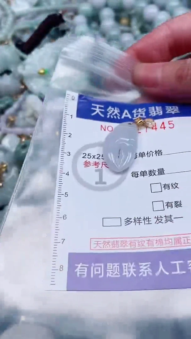 翡翠未镶嵌吊坠(不含链)1