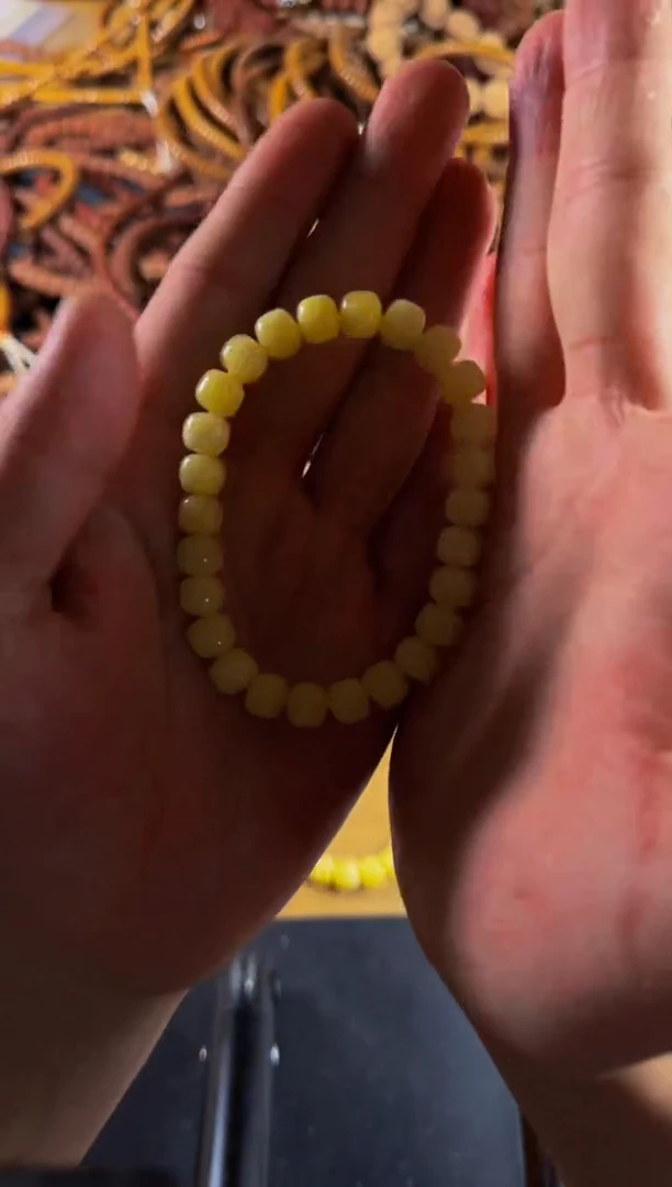 未镶嵌琥珀手链11号满蜜精工手串多样性发货