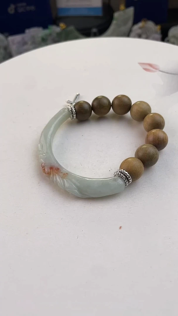 未镶嵌手链翡翠手工定制默认微瑕主播介绍为准