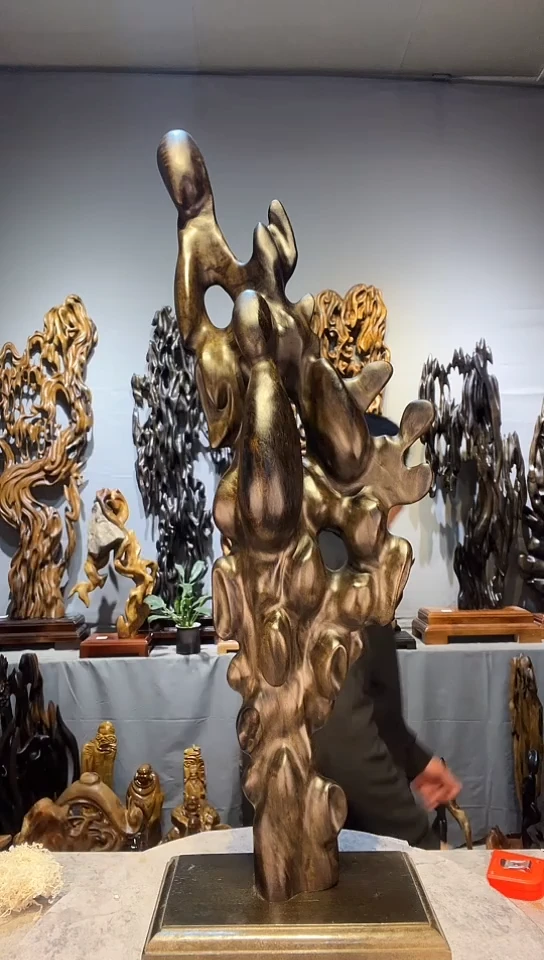 【闪购商品】金丝楠金丝楠小叶桢楠随行摆件37