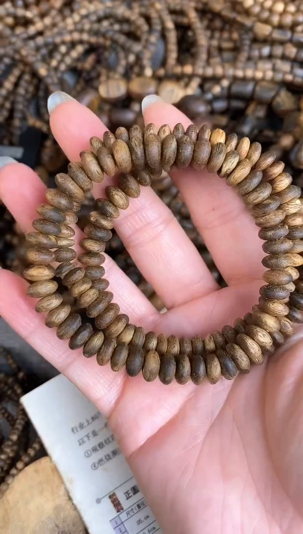 手串沉香随型算盘珠单圈棋楠手串多样性发一