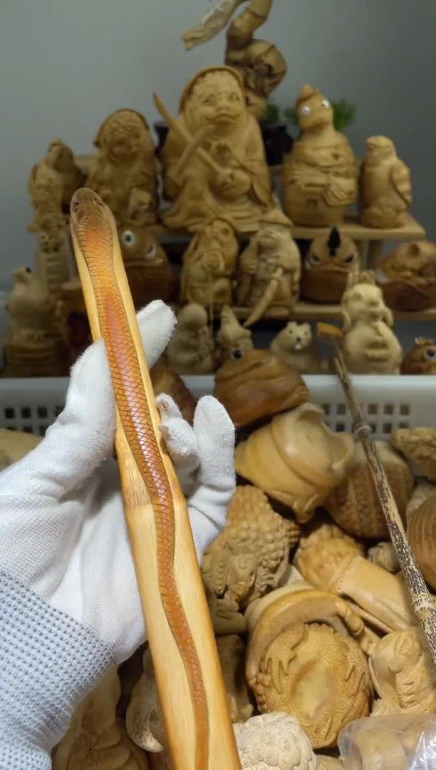 竹云*电雕刻蛇手持1111111