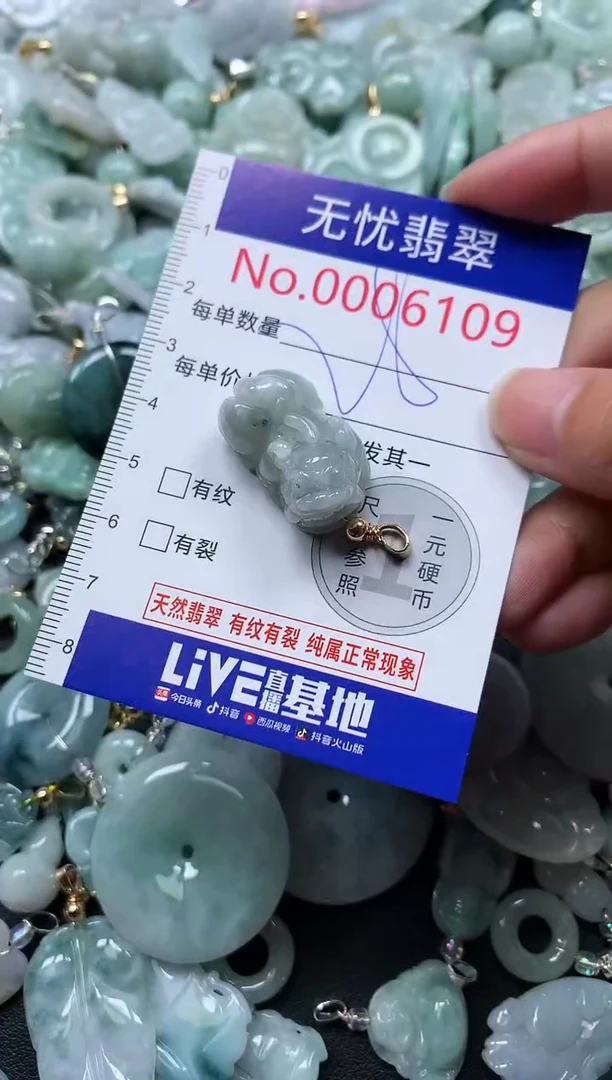 颈饰未镶嵌翡翠6109