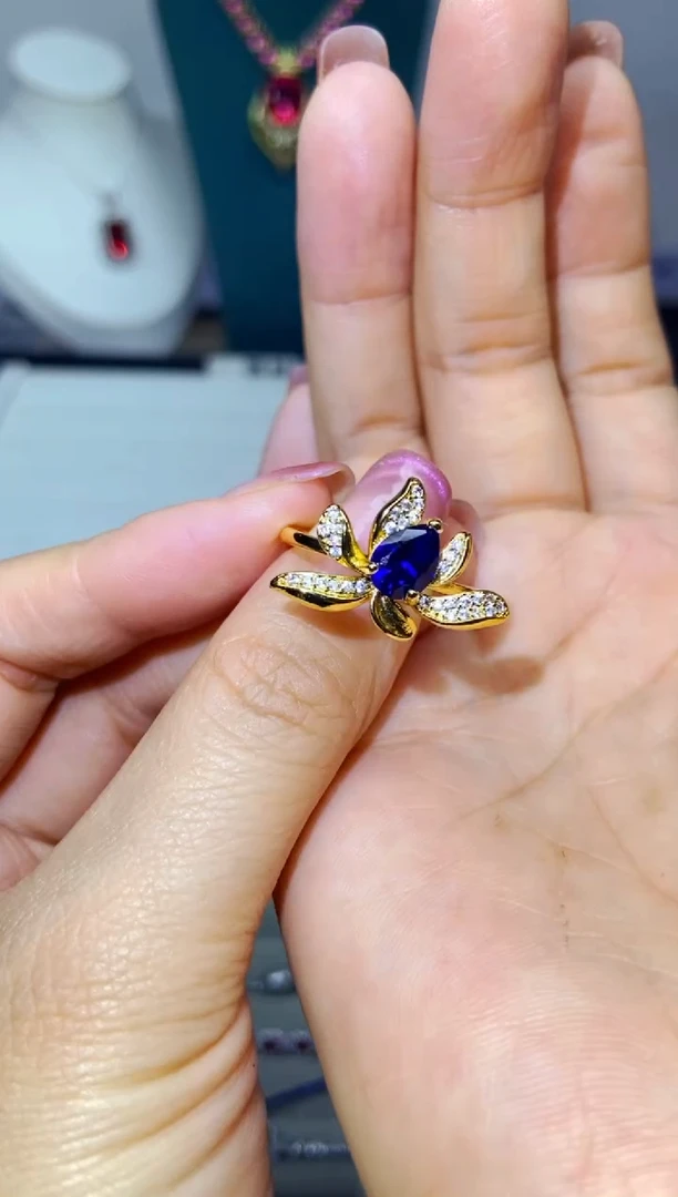 银S925镶嵌耳饰紫晶1