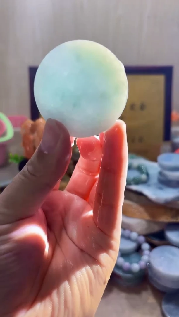 翡翠挂件未镶嵌A货常星2454
