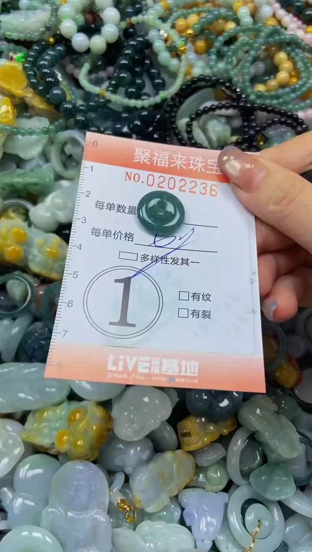 翡翠未镶嵌颈饰闪购0202236多样性发其一