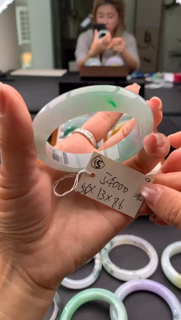 未镶嵌手镯翡翠翡翠手镯#15  圈口56