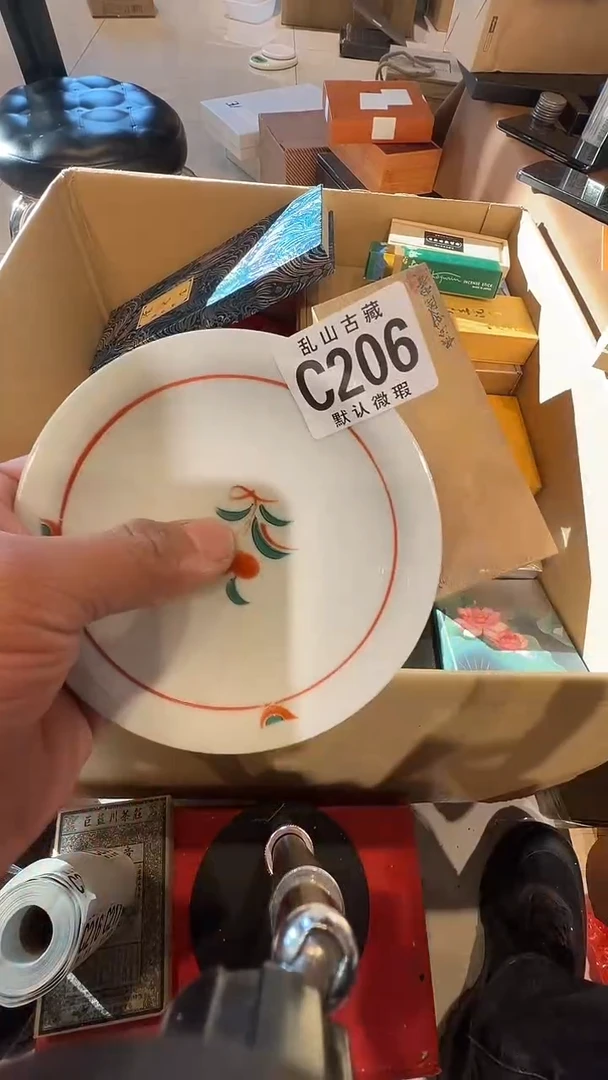 瓷片理****）乱山瓷片C206