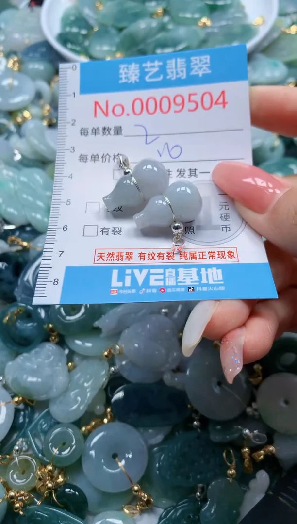 翡翠未镶嵌吊坠(不含链)9504