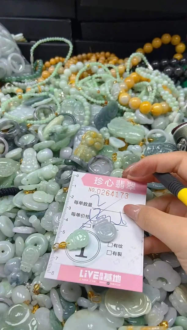 翡翠未镶嵌颈饰闪购0264173多样性发其一