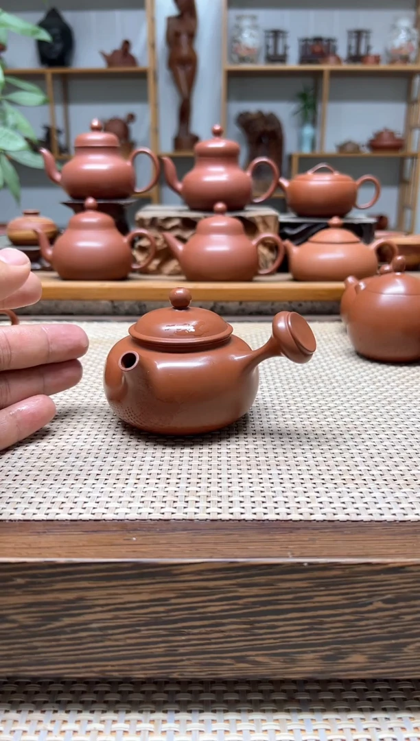 原矿朱泥全手 芙蓉侧把 120cc