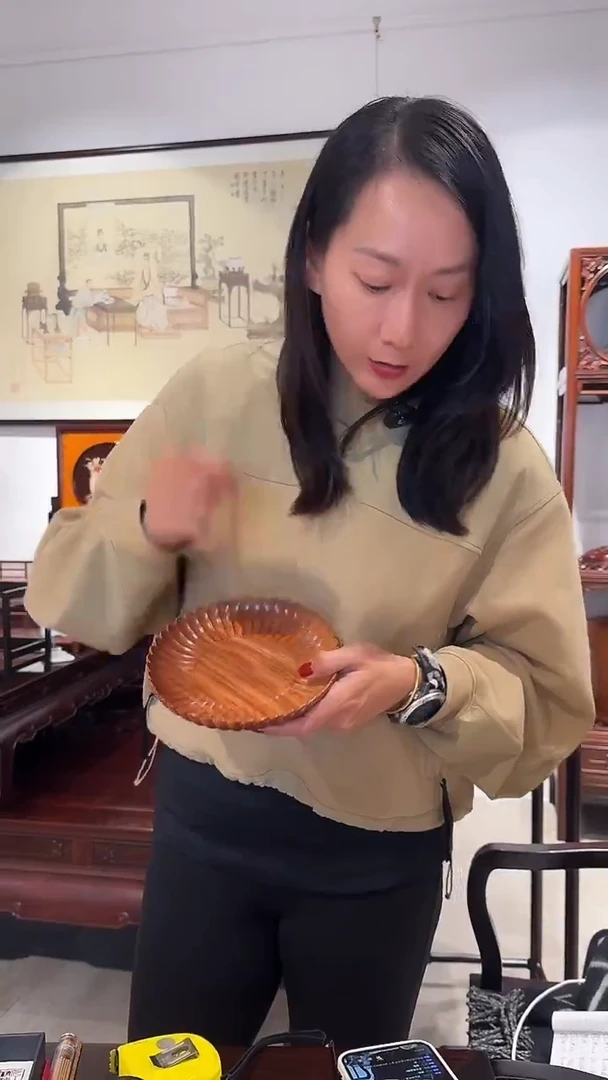 【闪购商品】木菊瓣 盘 一木 出 圆