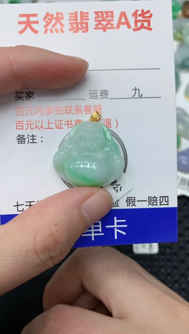 【闪购商品】翡翠颈饰18K金镶嵌1111111111
