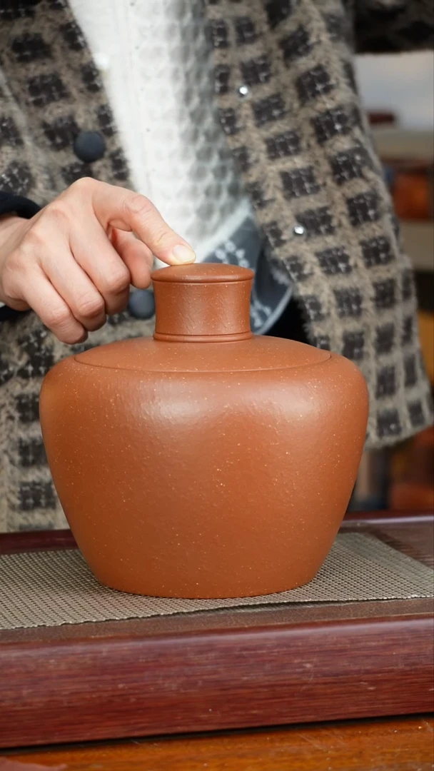 宜兴原矿紫砂茶叶罐