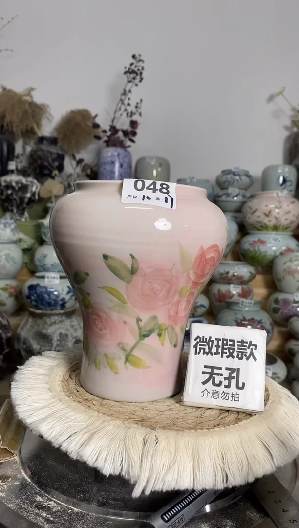 瓷韵花盆 048 手工制品 完美主义者慎拍