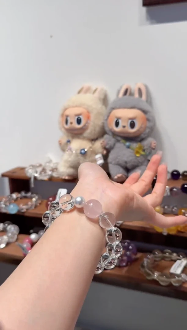 水晶手串未镶嵌拍2单发一串 多样性发货