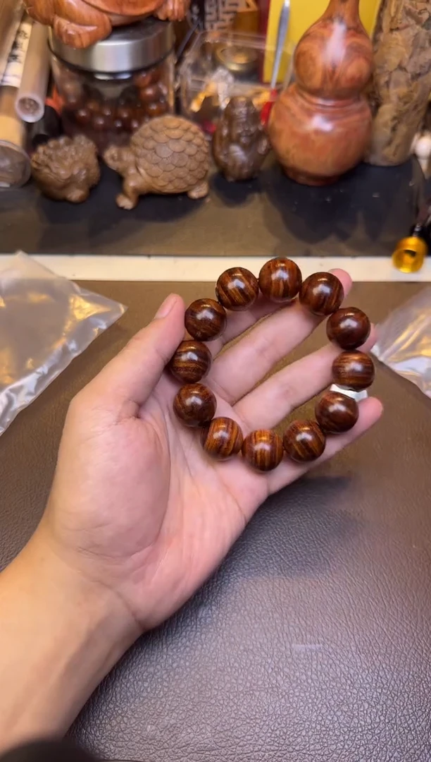 黄花梨/降香黄檀手串/手链HHL157 2.0单圈