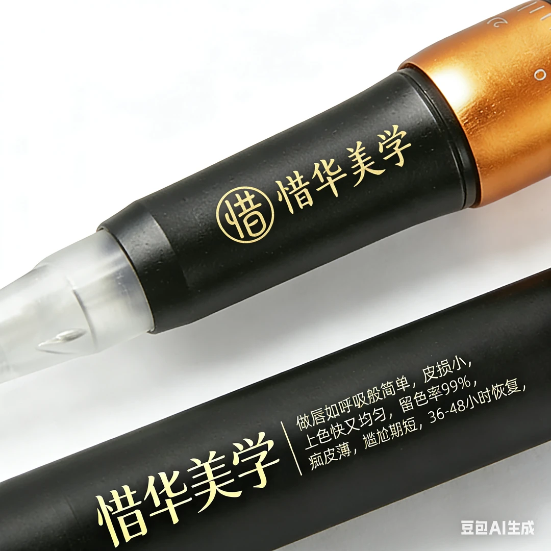 纹绣仪器漂唇半永久雾眉妈生唇口红唇上色快皮损小