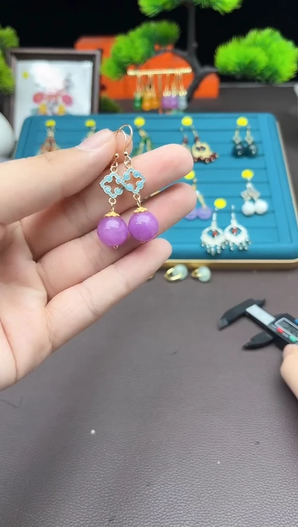 【闪购商品】玛瑙/玉髓耳钉银S925镶嵌314000