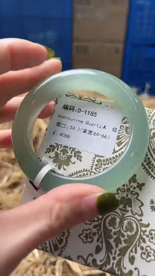 未镶嵌手镯石英质玉D1185