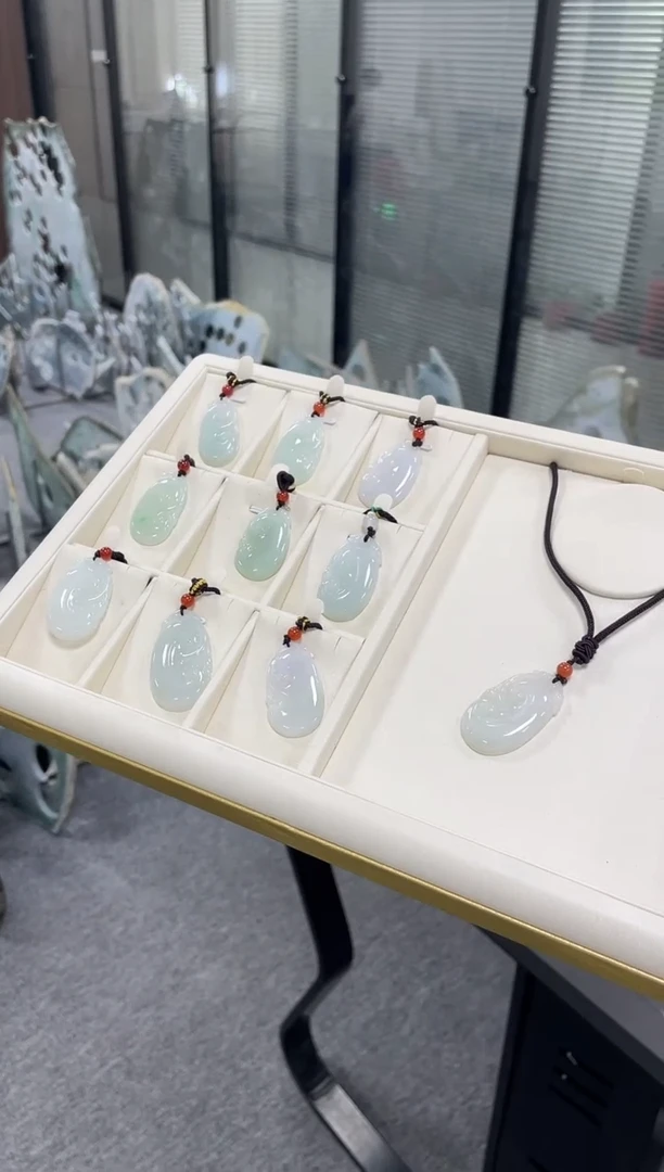 颈饰未镶嵌翡翠CZL038如意多样性发1件