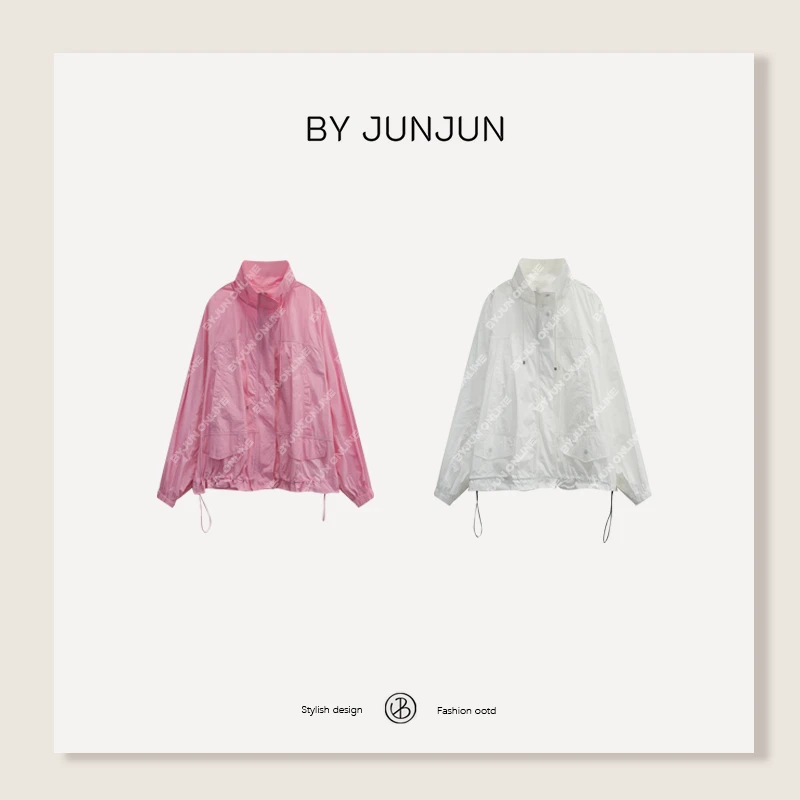Byjunjun【蜜桃乌龙】超薄防晒外套2025夏季必备宽松上衣C25W96107