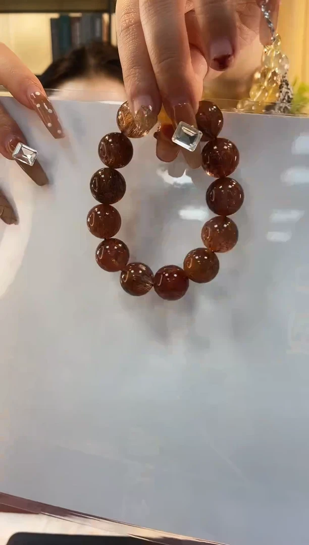 未镶嵌手串水晶超七黄萤石手串