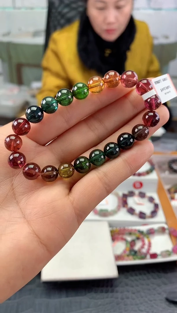 未镶嵌手串碧玺 多样性发一条