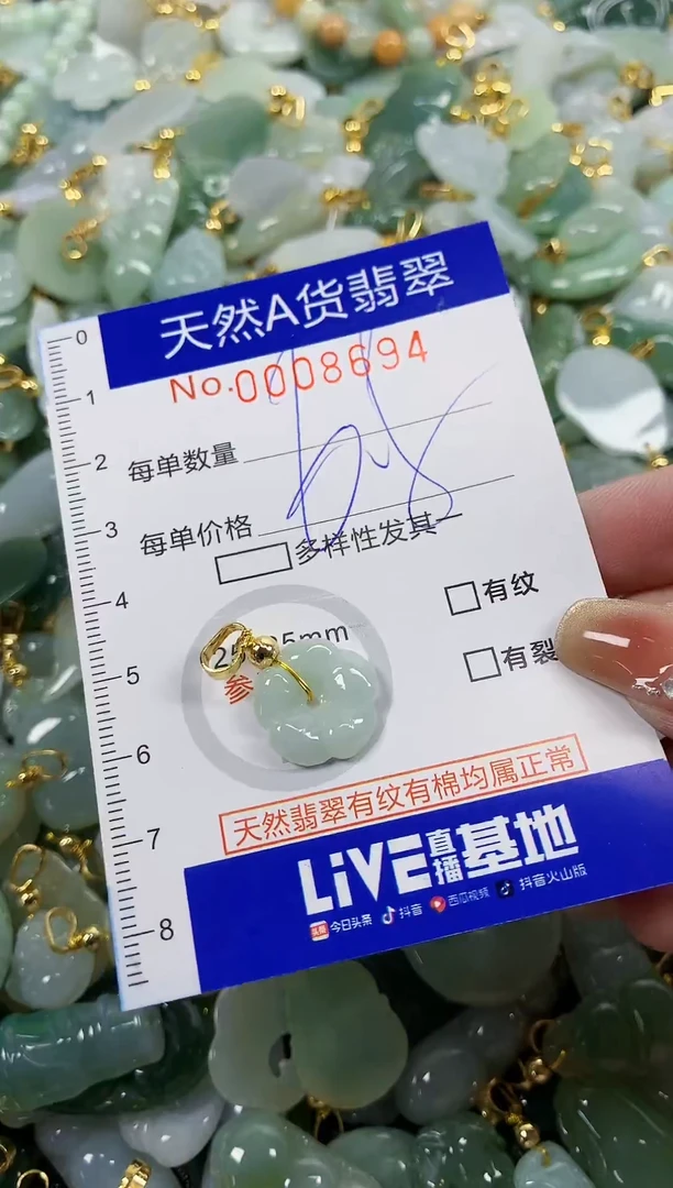 颈饰未镶嵌翡翠天然A货翡翠