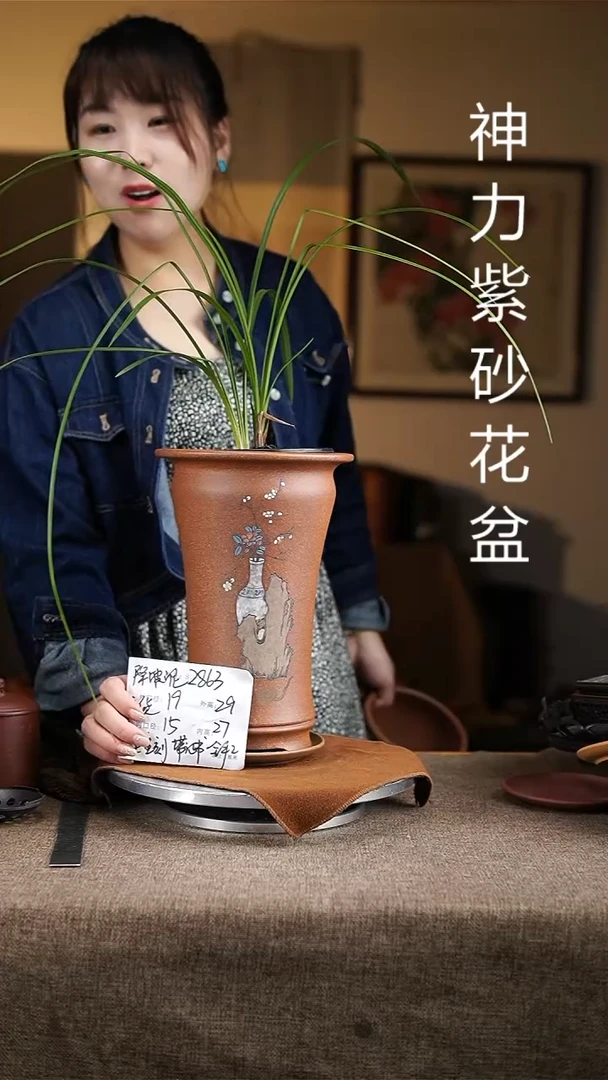 紫砂花盆紫砂花盆2863+z