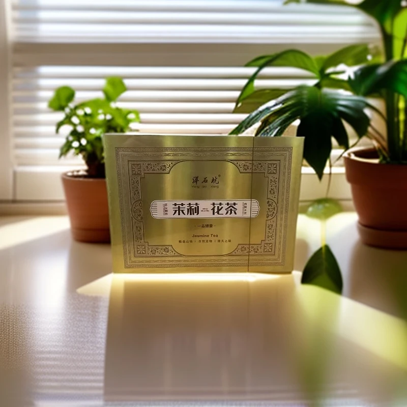 【武夷岩茶】 洋石坑 茉莉花茶 （金） 4泡1本