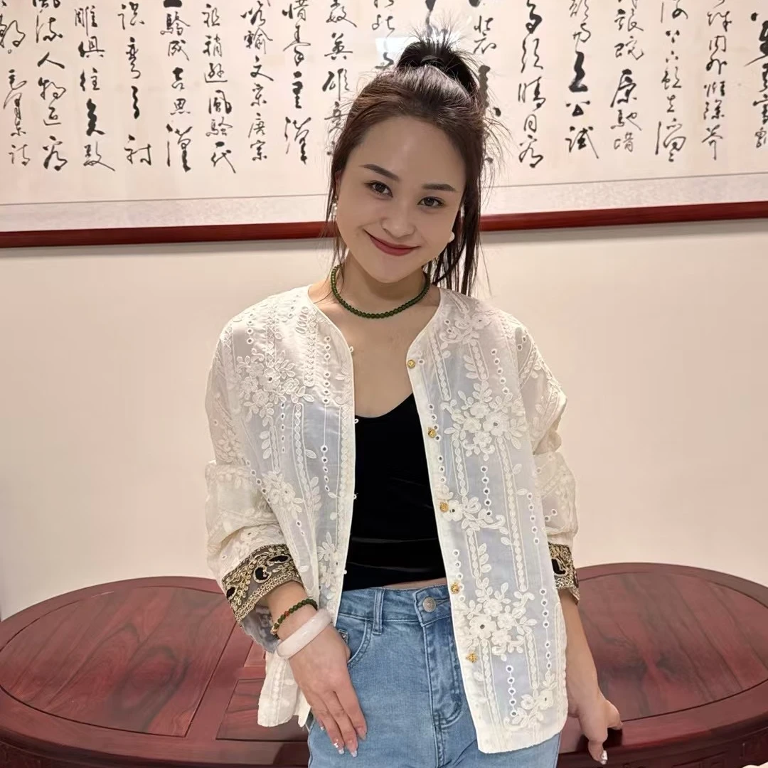 春季新款中国风重工短款上衣