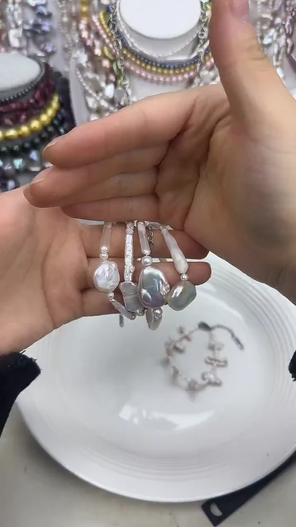 颈饰未镶嵌淡水珍珠1