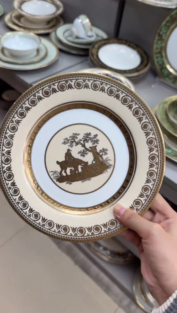 【闪购商品】瓷片8英寸平盘福利款 瑕