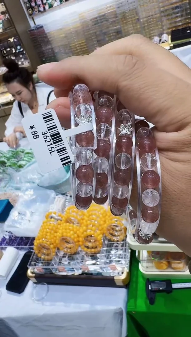 银S925镶嵌手链水晶水晶手串