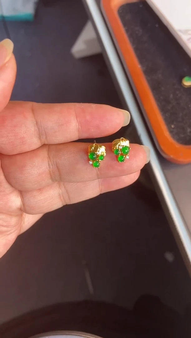 吊坠(不含链)银S925镶嵌翡翠1