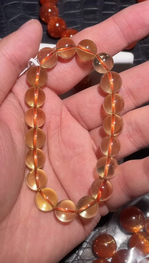 未镶嵌手链水晶?****L单圈黄水晶A10