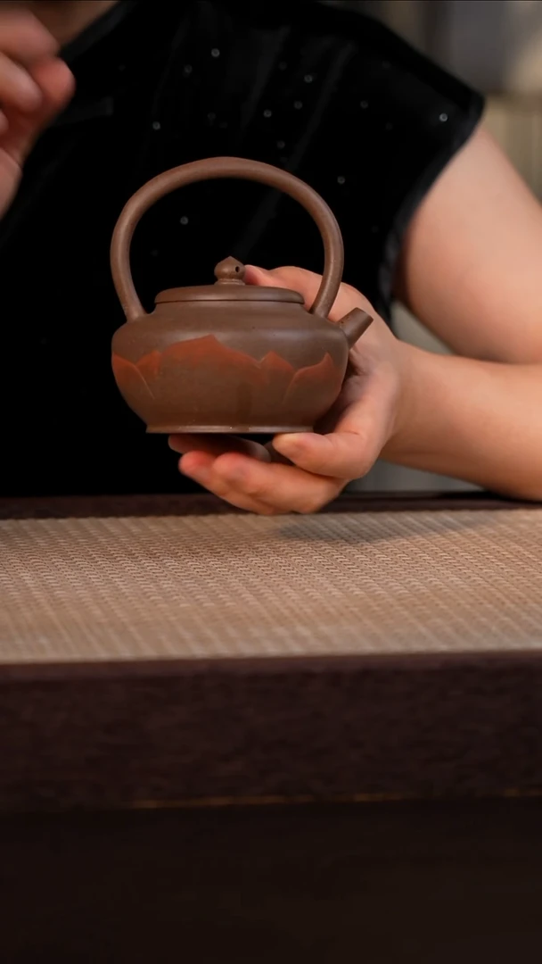 茶壶紫砂青段 200cc