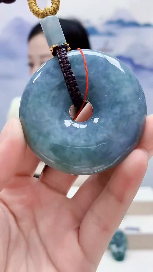 未镶嵌定制翡翠4852lr-毛货挂件55