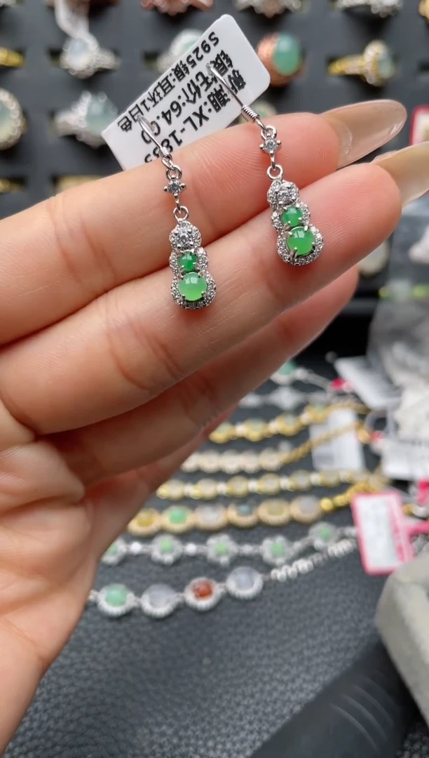 【闪购商品】翡翠戒指银S925镶嵌1111111111  81