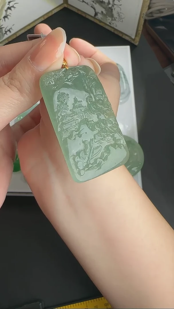 【闪购商品】翡翠颈饰18K金镶嵌WY0119063