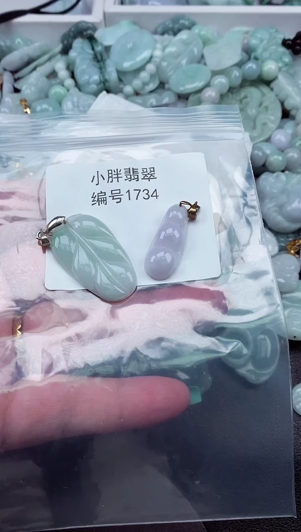 颈饰未镶嵌翡翠缅甸天然A货翡翠1734