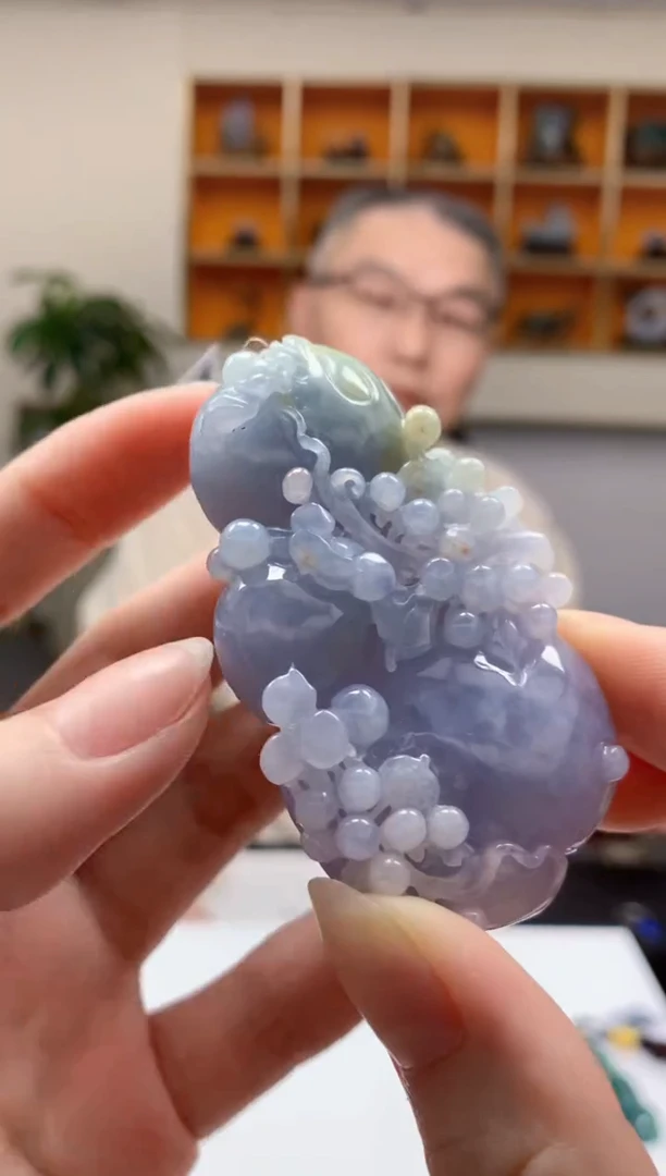 定制翡翠未镶嵌1032ry-毛货挂件18