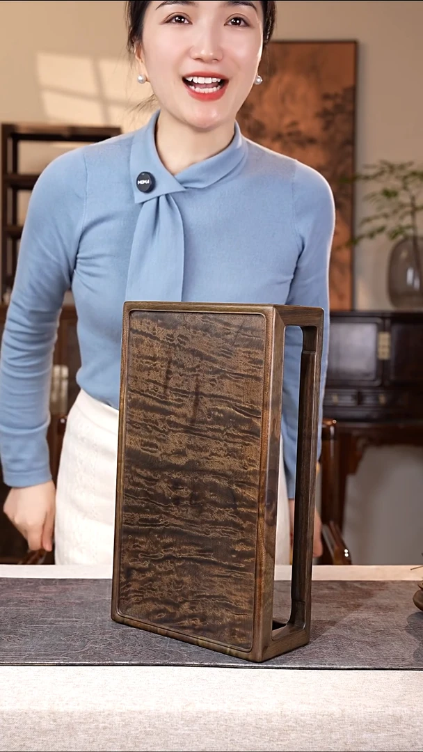 乌木类家具金丝楠阴沉木 金玉满堂案几