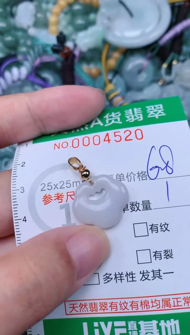 翡翠未镶嵌颈饰.0004520